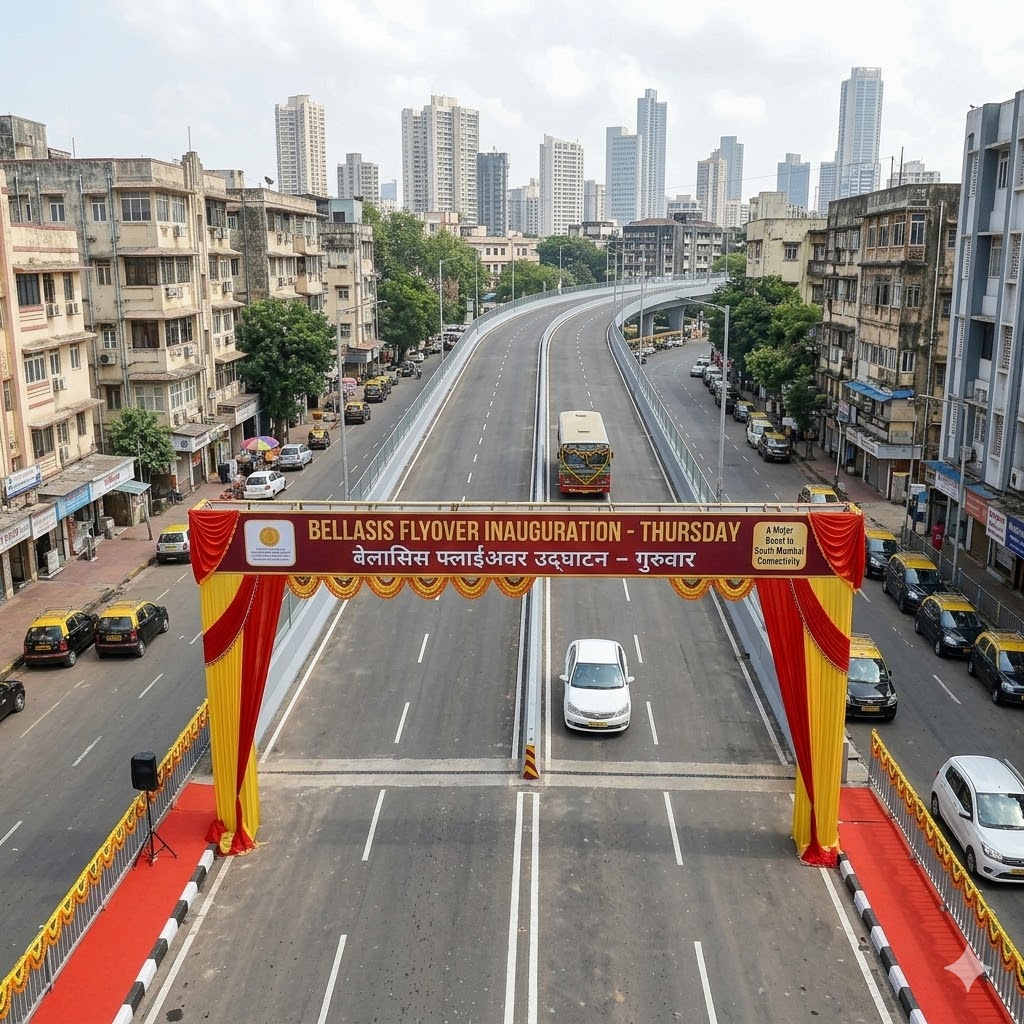Bellasis Flyover To Open Thursday, Boosting South Mumbai Connectivity